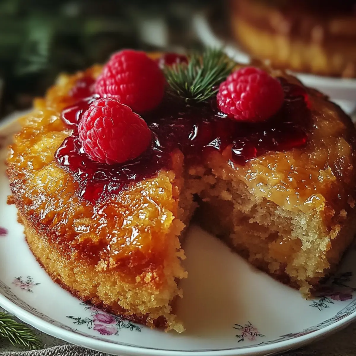 Cranberry Pineapple Upside-Down Cake