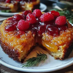 Cranberry Pineapple Upside-Down Cake