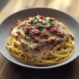 Cream Spaghetti with Bacon