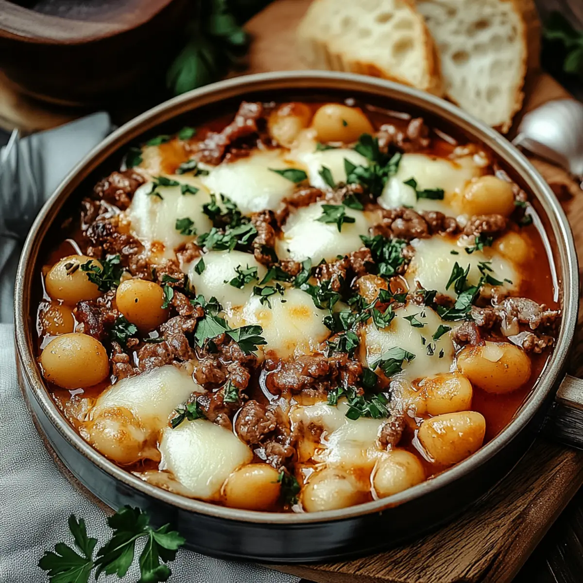 Creamy Beef and Shells