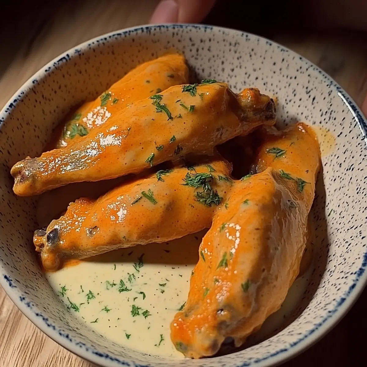 Creamy Buffalo Wings