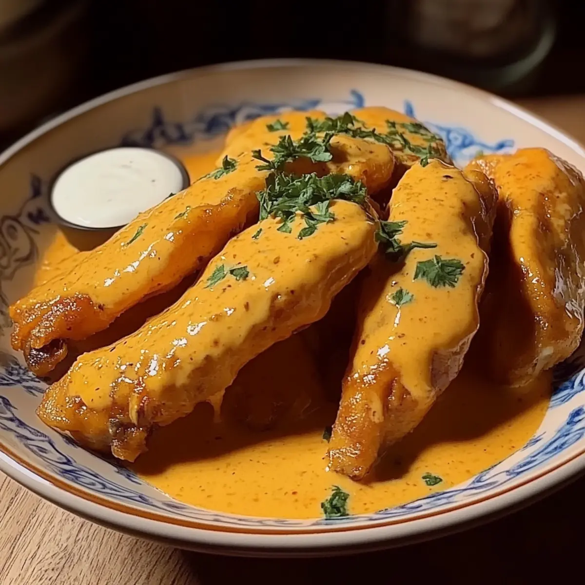 Creamy Buffalo Wings