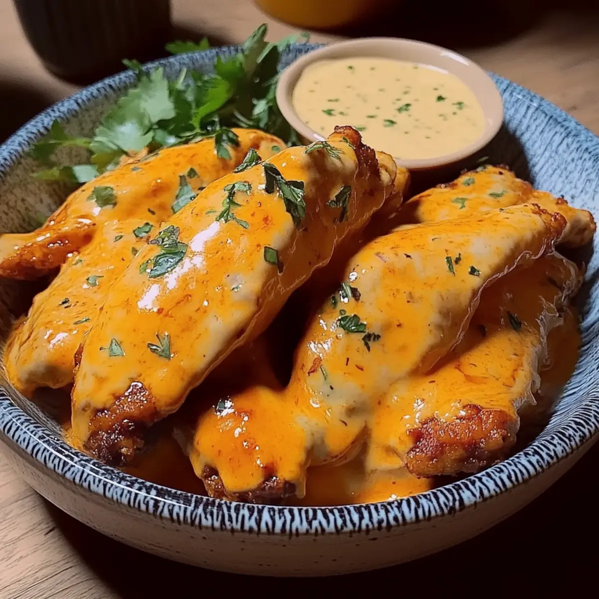 Creamy Buffalo Wings