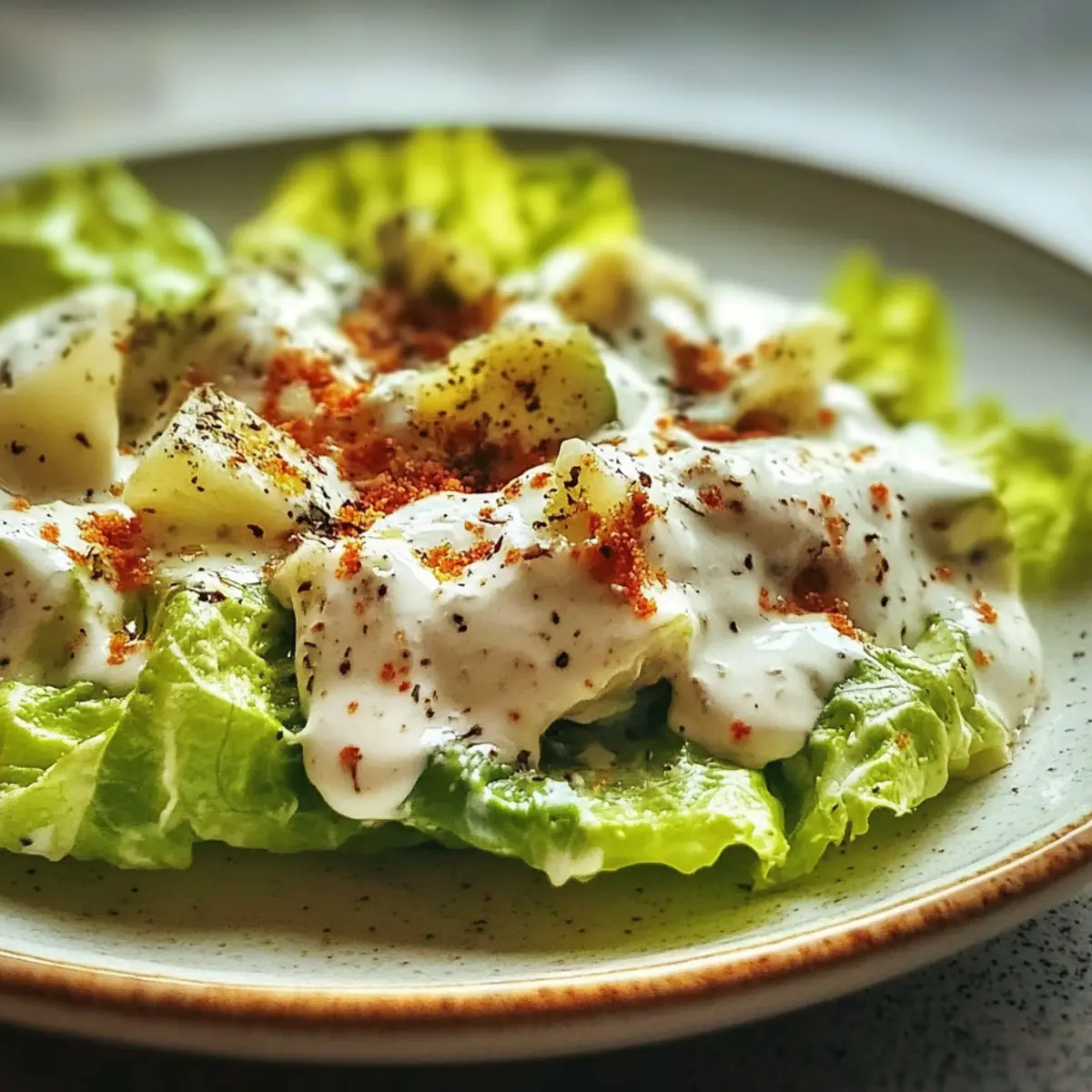Creamy Greek Yogurt Caesar Dressing