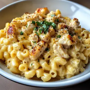 Creamy Honey Pepper Chicken Mac and Cheese