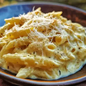 Creamy Italian Three-Cheese Pasta