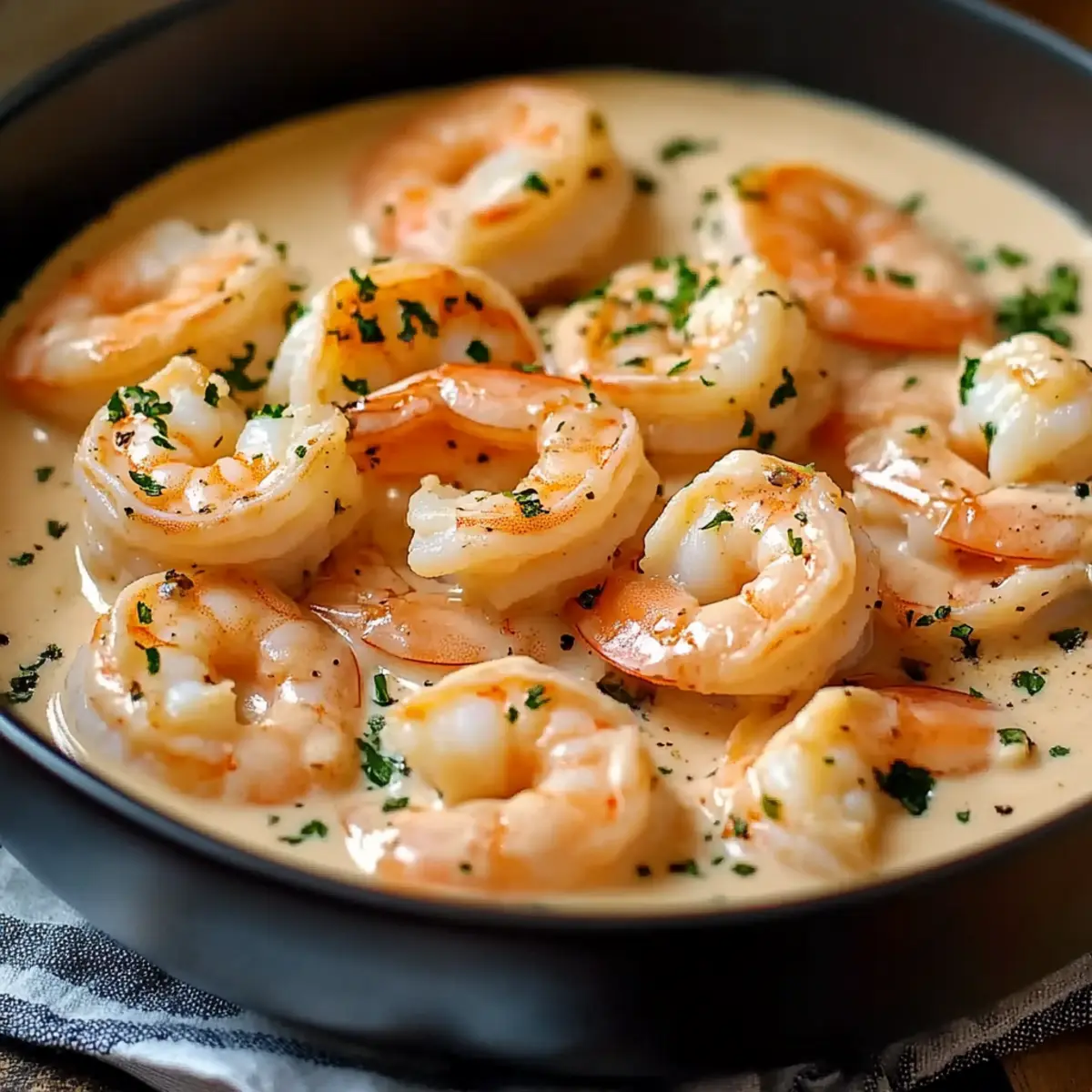 Creamy Shrimp Newburg