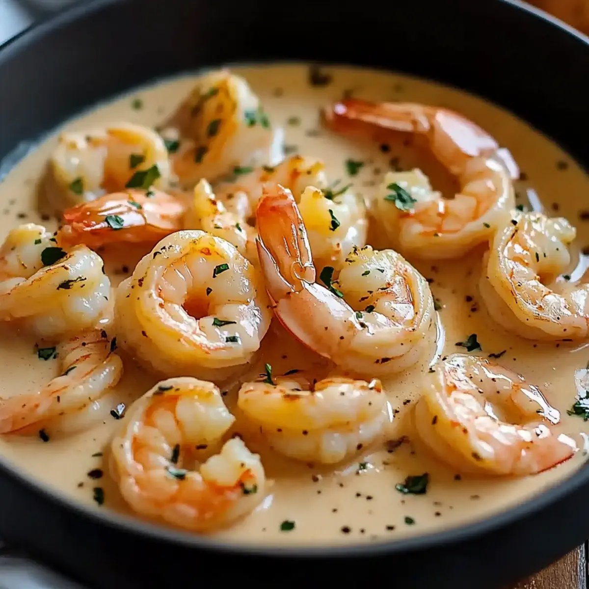 Creamy Shrimp Newburg