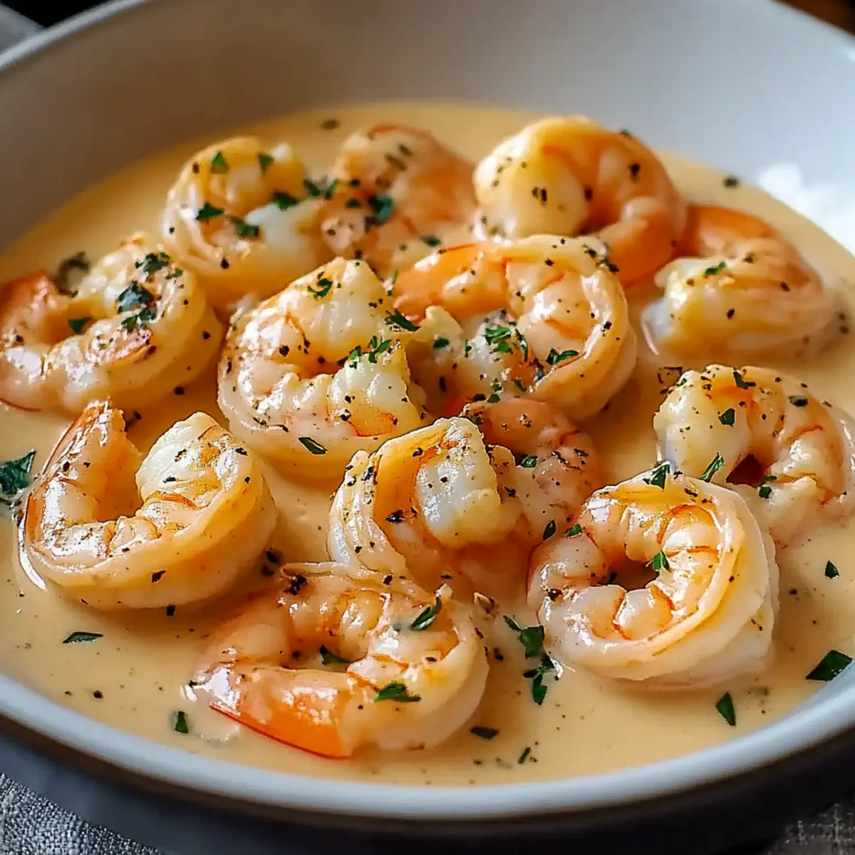 Creamy Shrimp Newburg