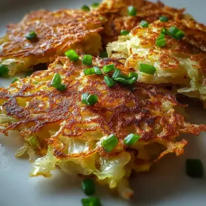 Crispy Cabbage Pancakes