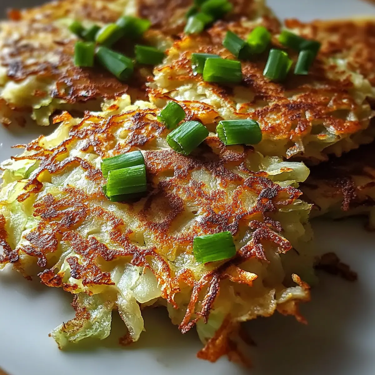Crispy Cabbage Pancakes