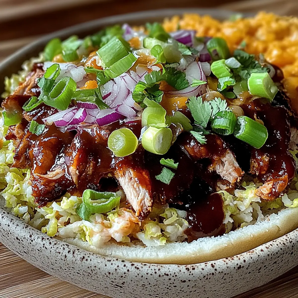 Crockpot Pulled Pork Bowls