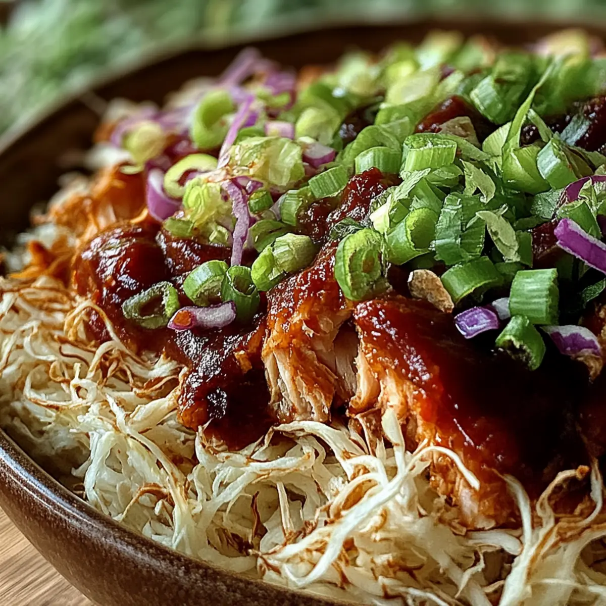Crockpot Pulled Pork Bowls