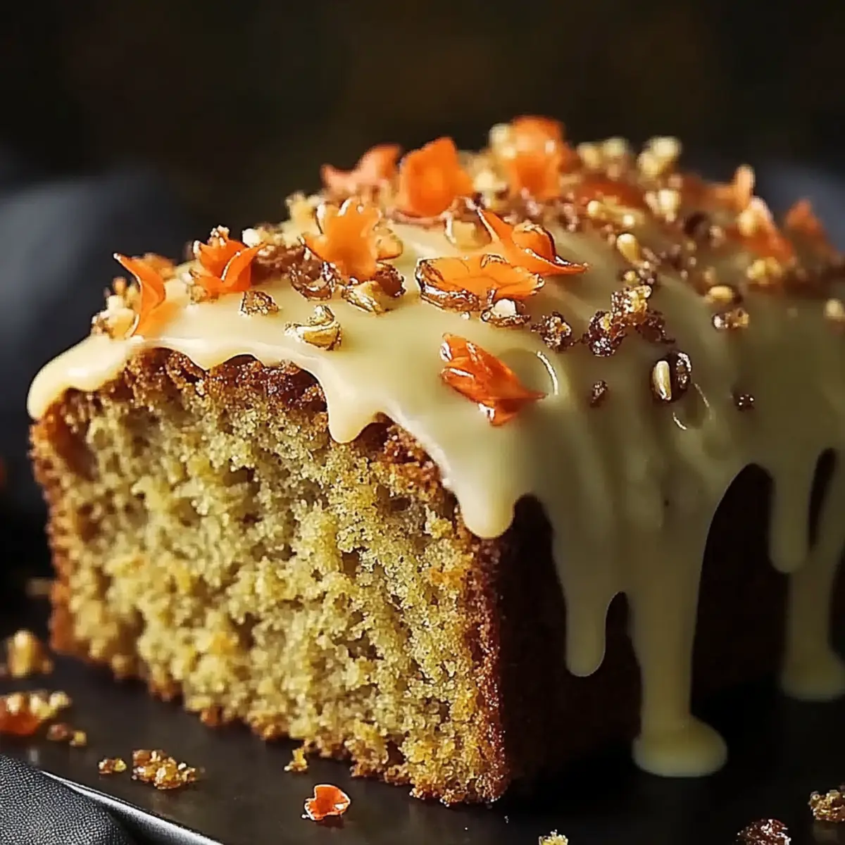 Eggless Carrot Cake Loaf