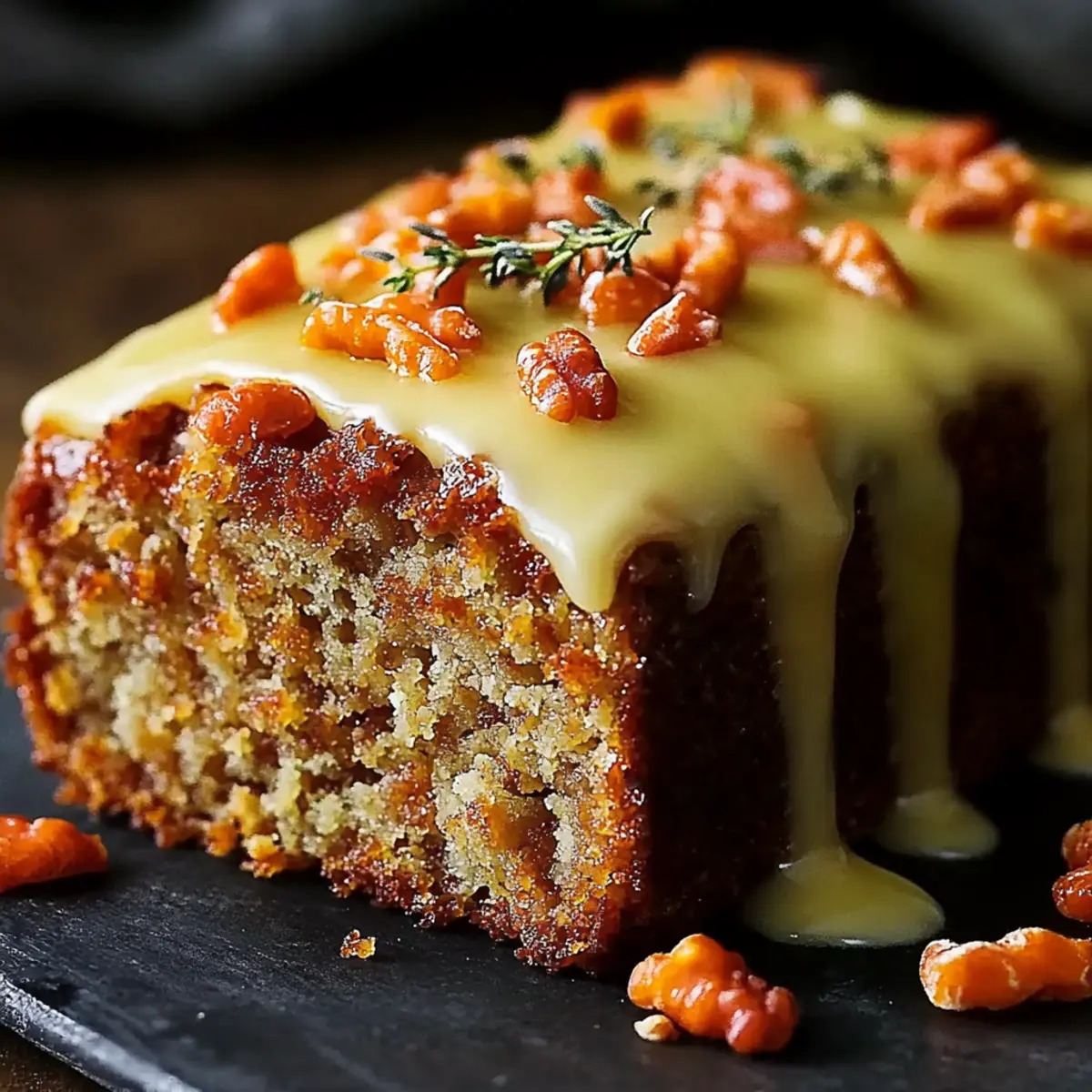 Eggless Carrot Cake Loaf
