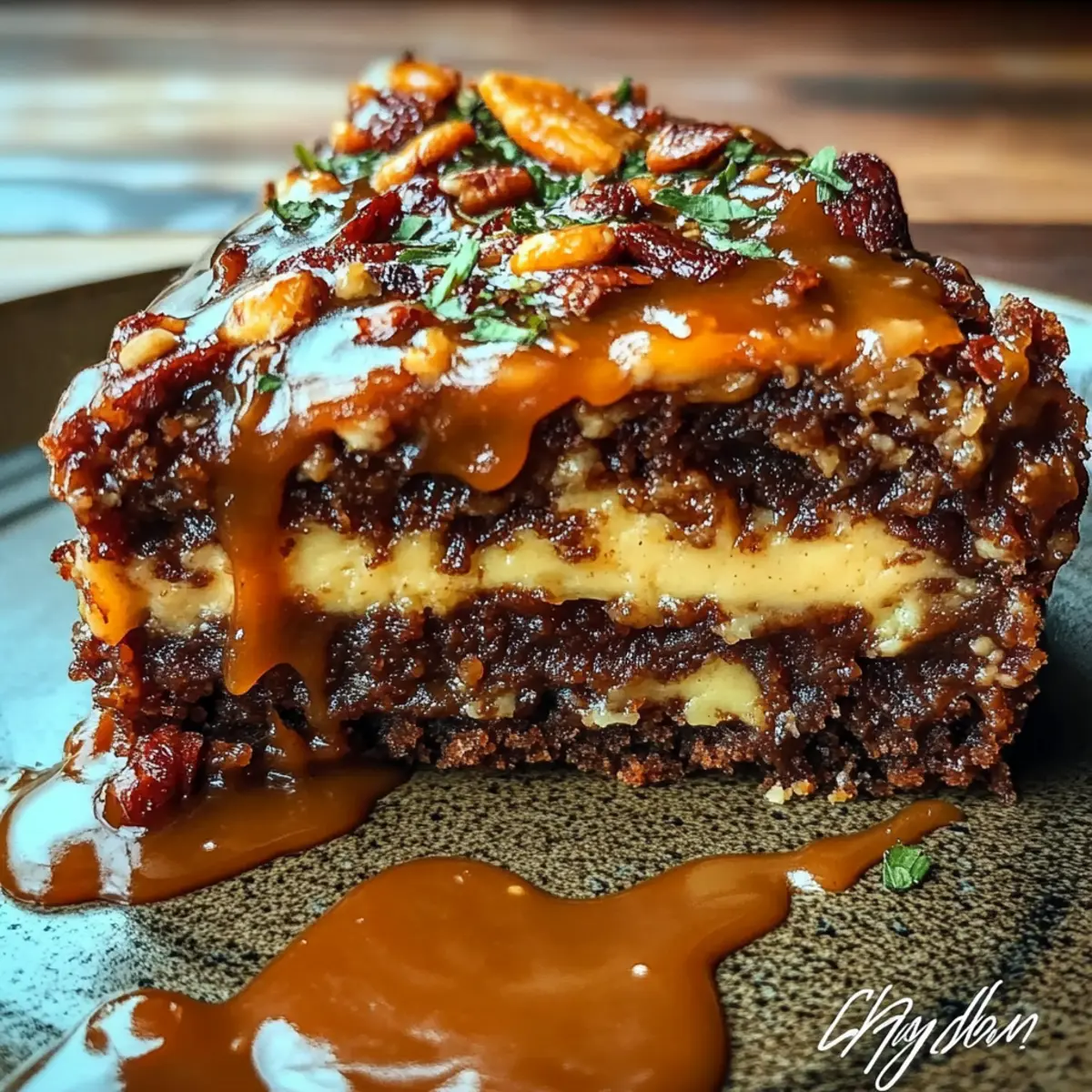 Elegant German Chocolate Glitzertorte