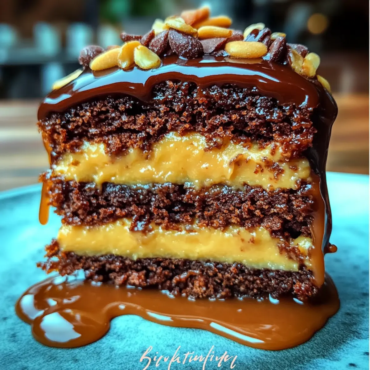 Elegant German Chocolate Glitzertorte