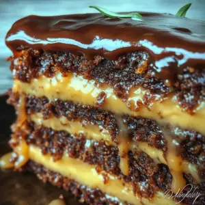 Elegant German Chocolate Glitzertorte