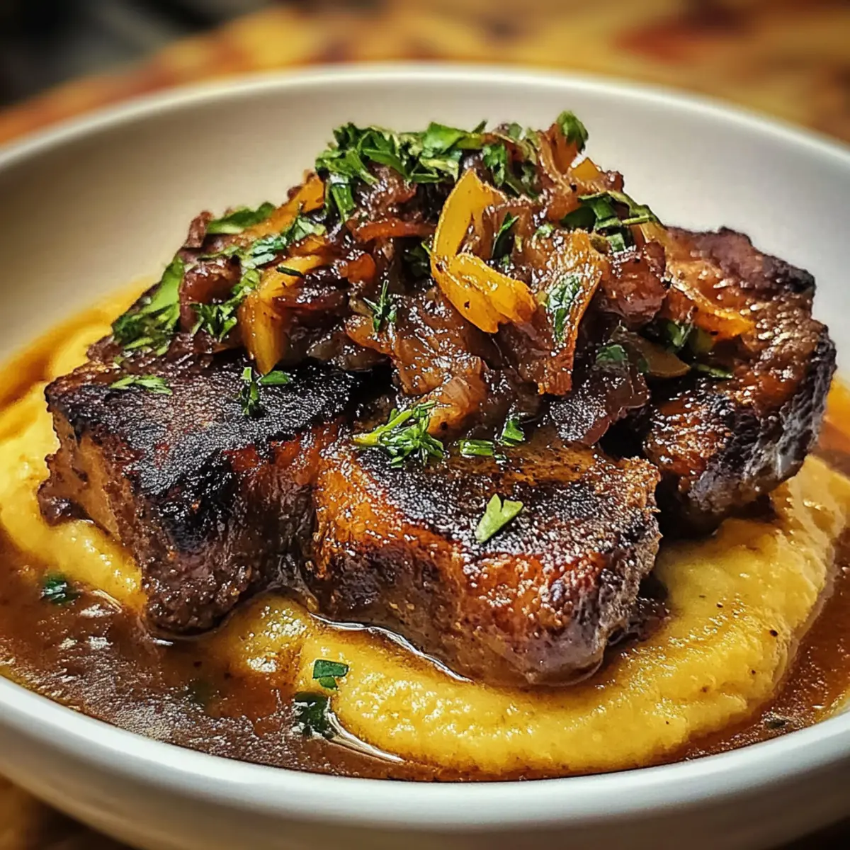 French Onion Soup With Beef Short Ribs