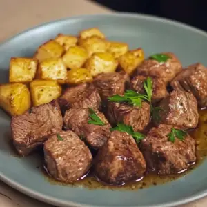 Garlic Butter Steak Bites