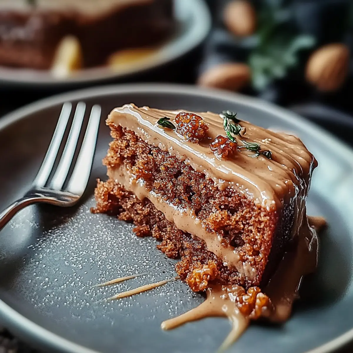 Gingerbread Cake with Cinnamon Molasses Frosting