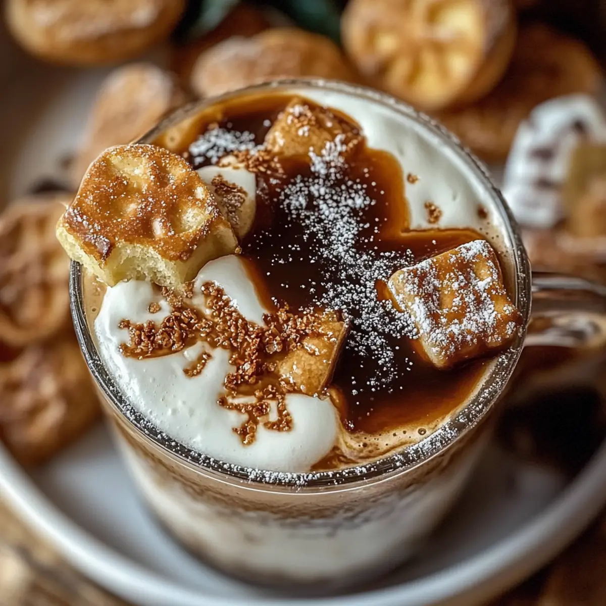 Gingerbread White Russian Cocktail