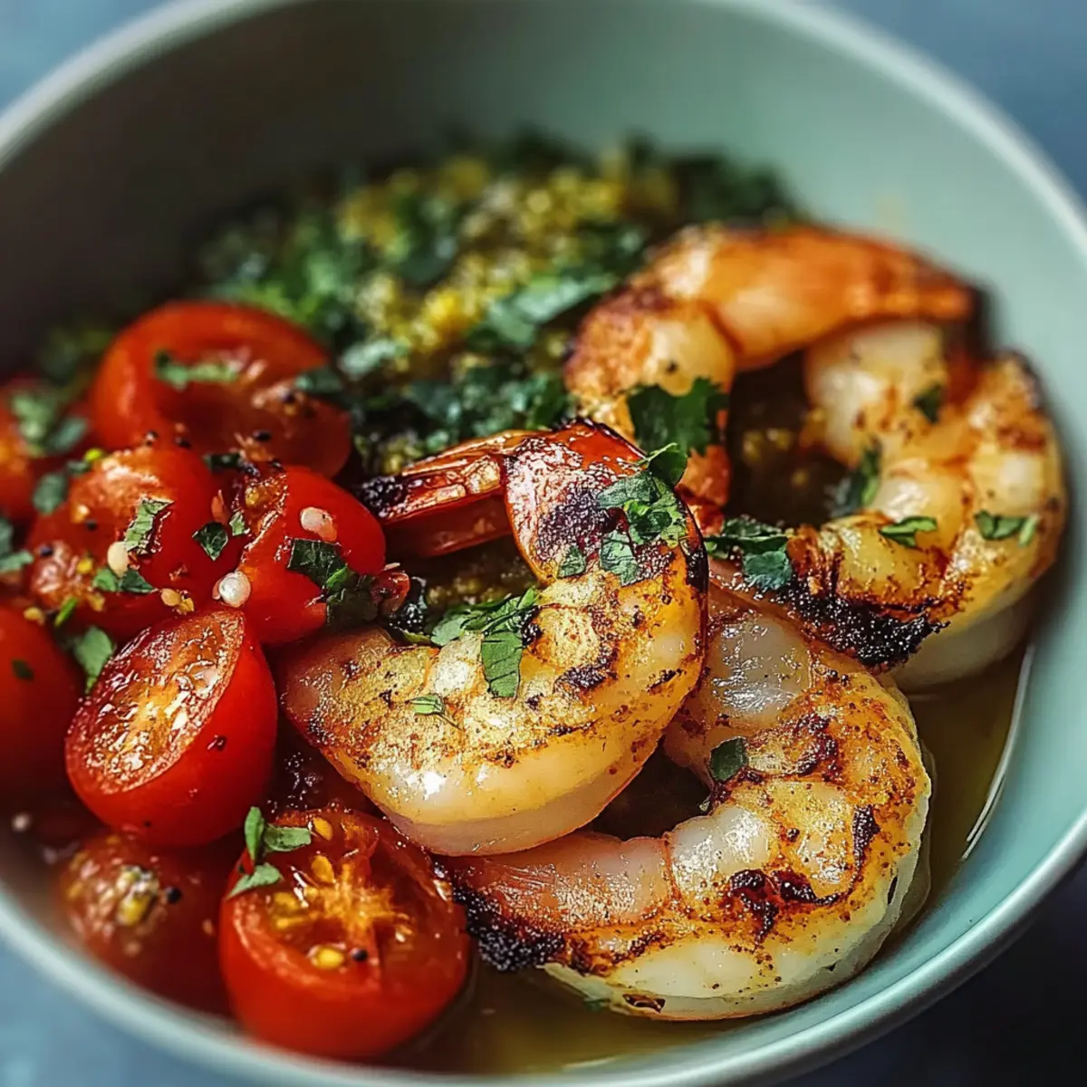Healthy Grilled Shrimp Quinoa Bowl