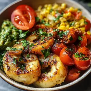 Healthy Grilled Shrimp Quinoa Bowl