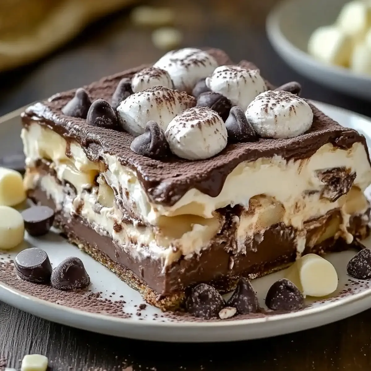 Hot Chocolate Lasagna