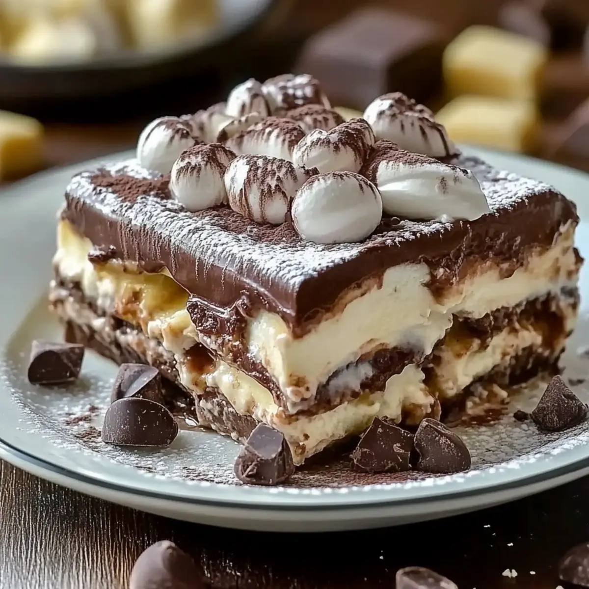 Hot Chocolate Lasagna