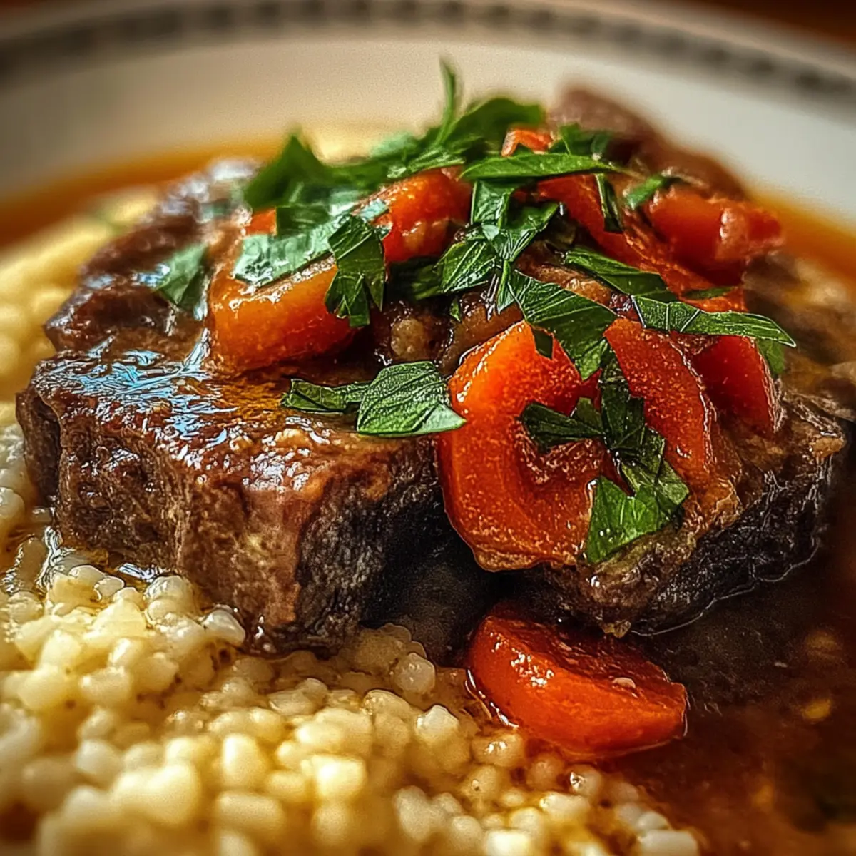 Italian Pot Roast and Risotto Dinner