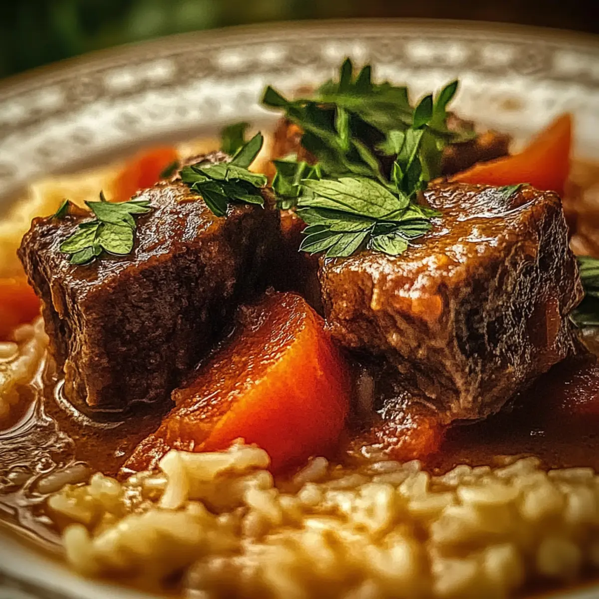 Italian Pot Roast and Risotto Dinner
