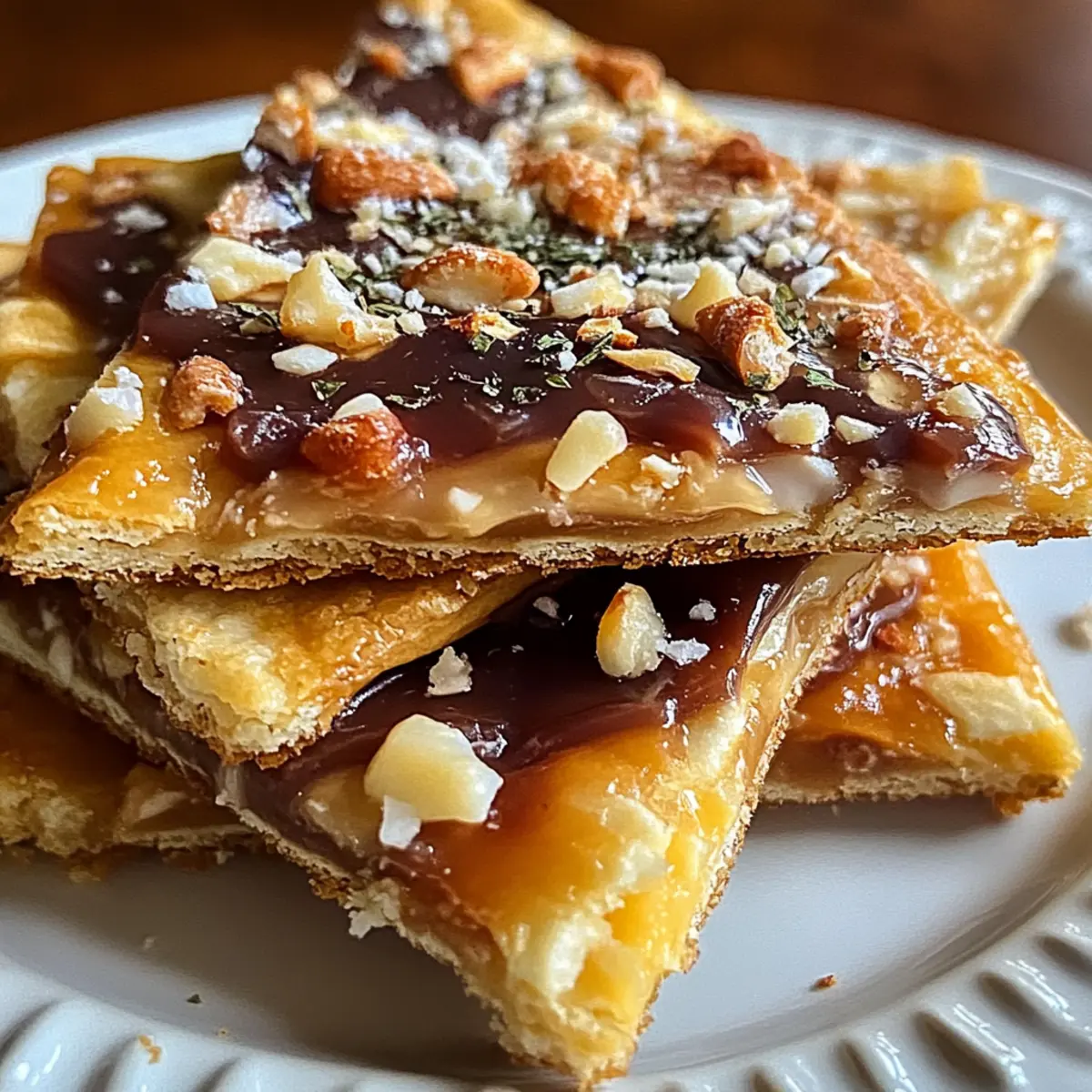 Keto Christmas Saltine Toffee