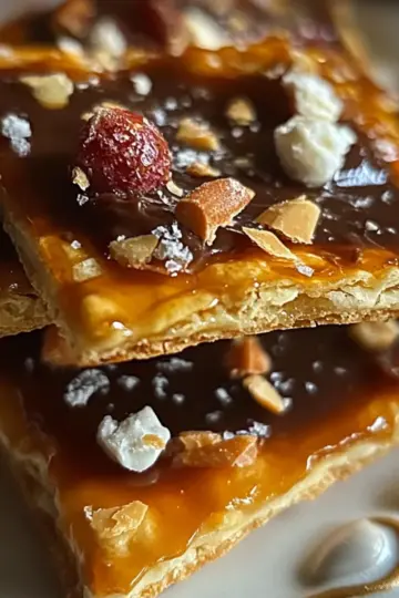 Keto Christmas Saltine Toffee