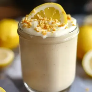 Lemon Cream Pie Vegan Protein Shake