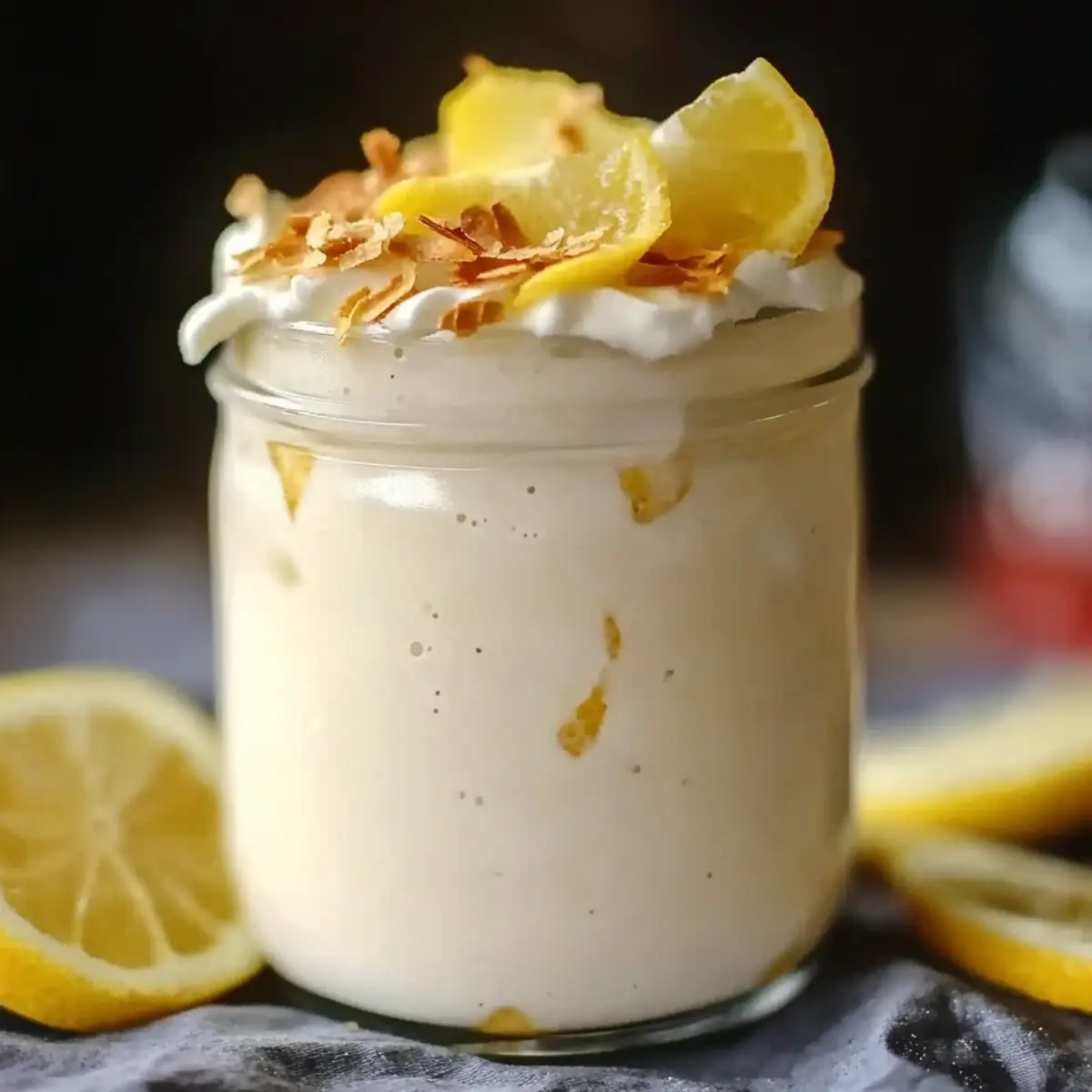 Lemon Cream Pie Vegan Protein Shake
