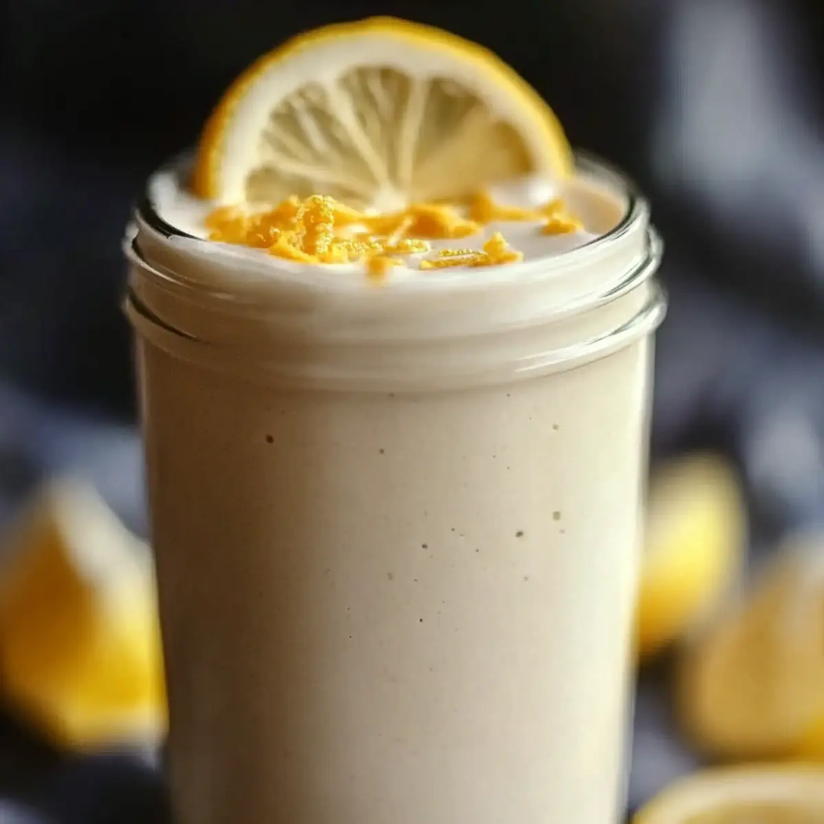 Lemon Cream Pie Vegan Protein Shake