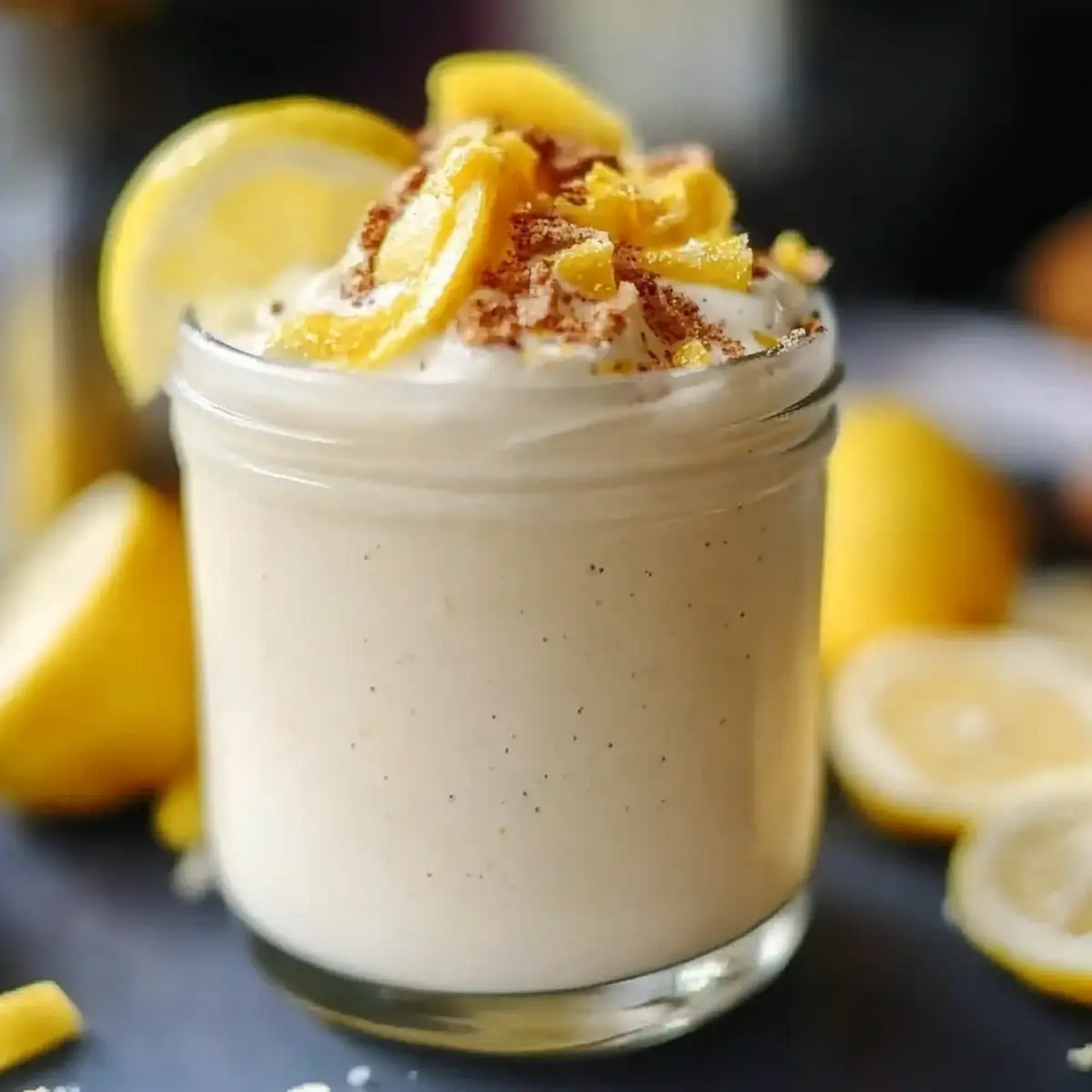 Lemon Cream Pie Vegan Protein Shake