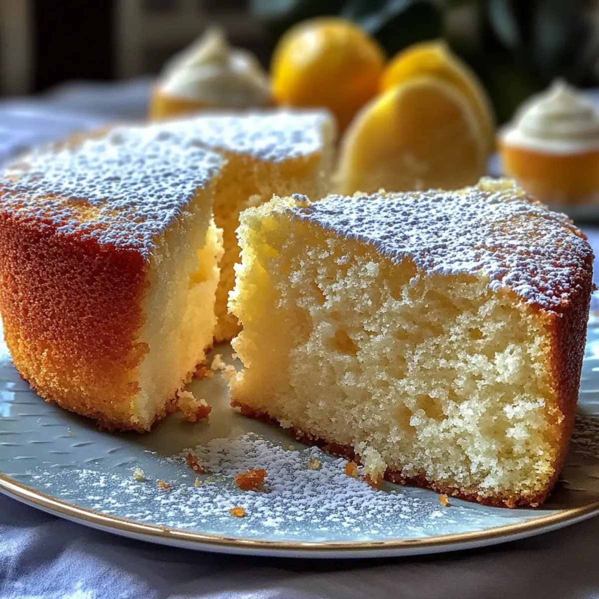 Light & Fluffy Yogurt Cloud Cake