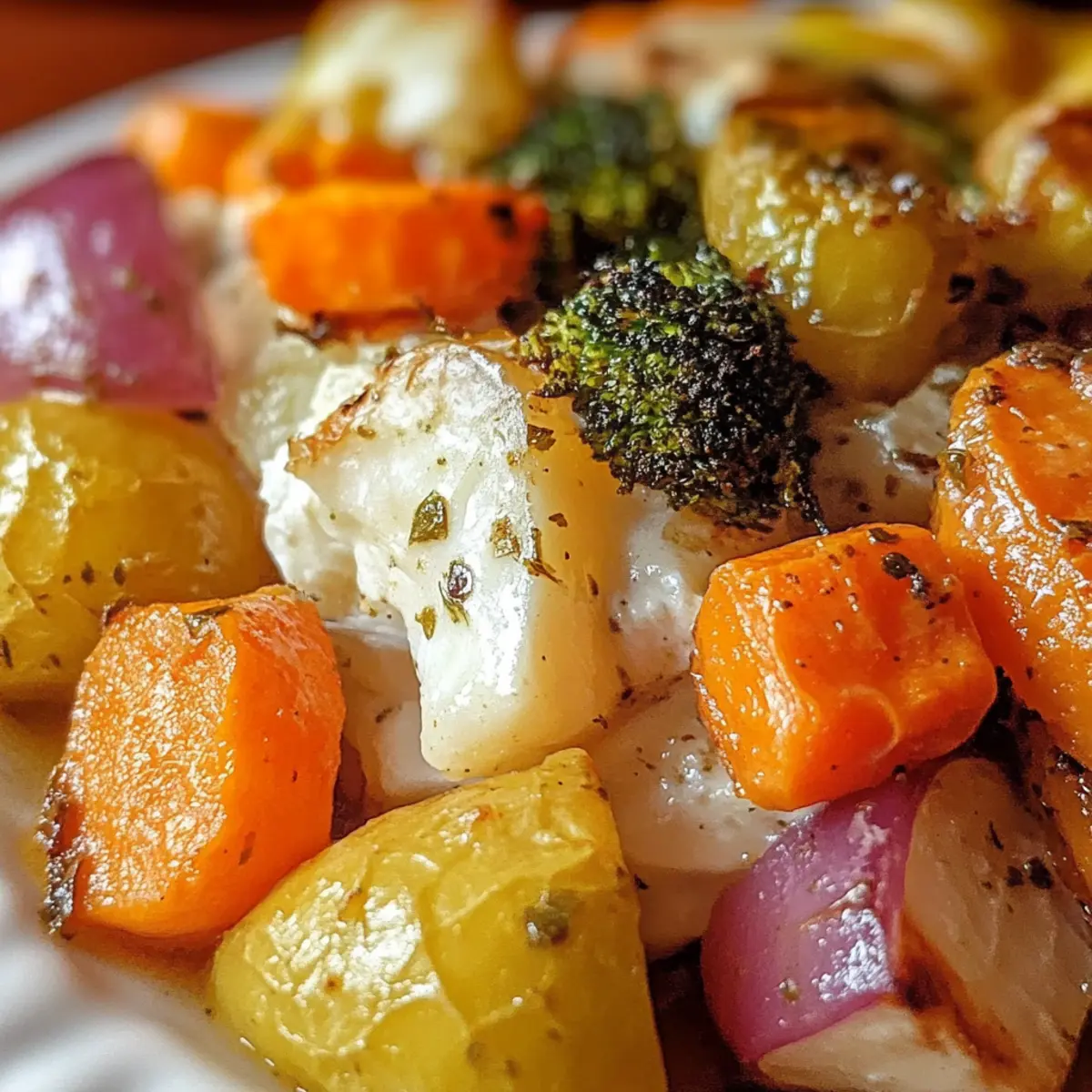Maple Dijon Roasted Vegetables
