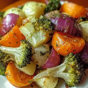 Maple Dijon Roasted Vegetables