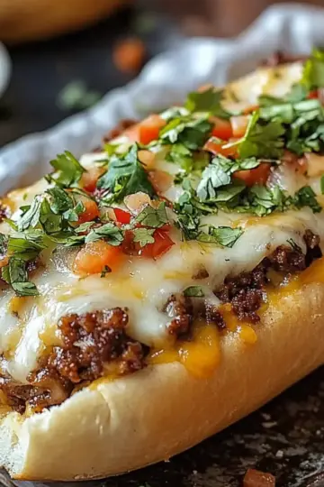 Mexican Chopped Cheese Sandwich