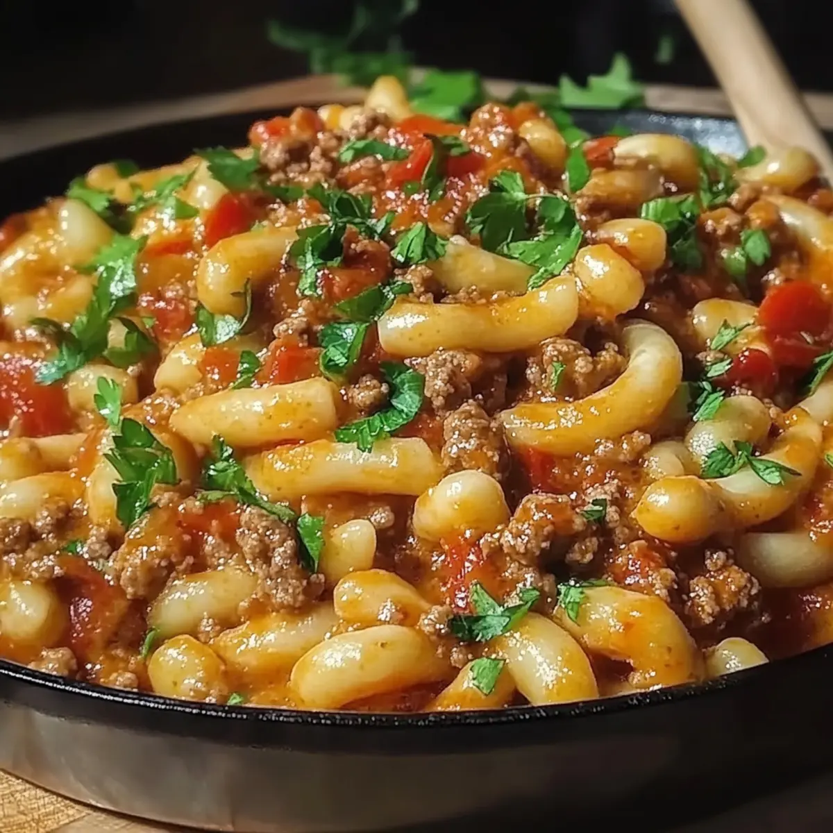 Minced Beef Trottole Pasta
