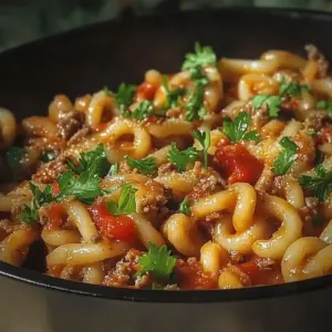 Minced Beef Trottole Pasta