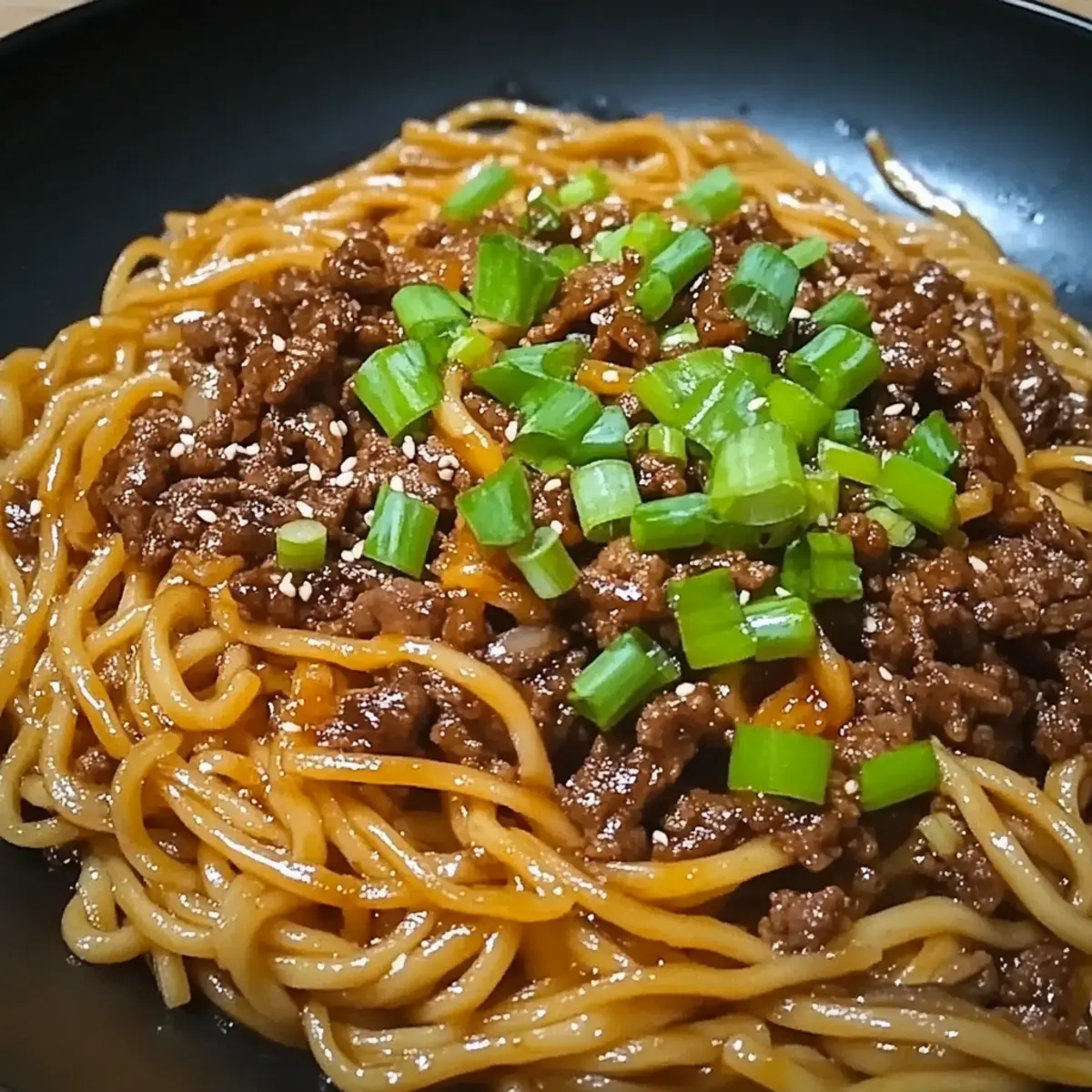 Mongolian Beef Noodles