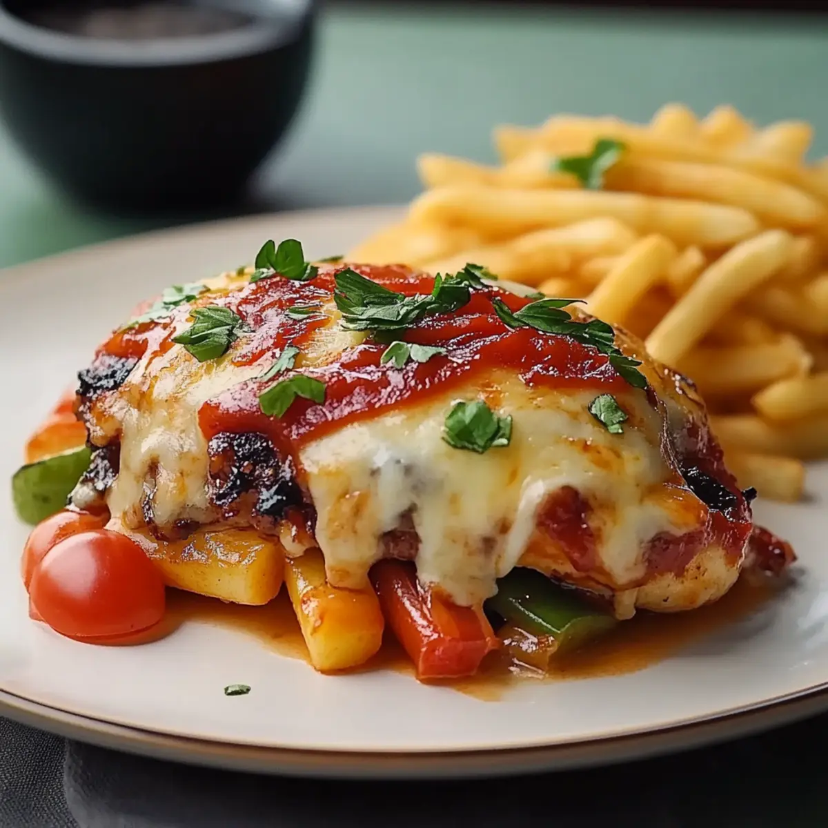 Mushroom Pepper Chicken