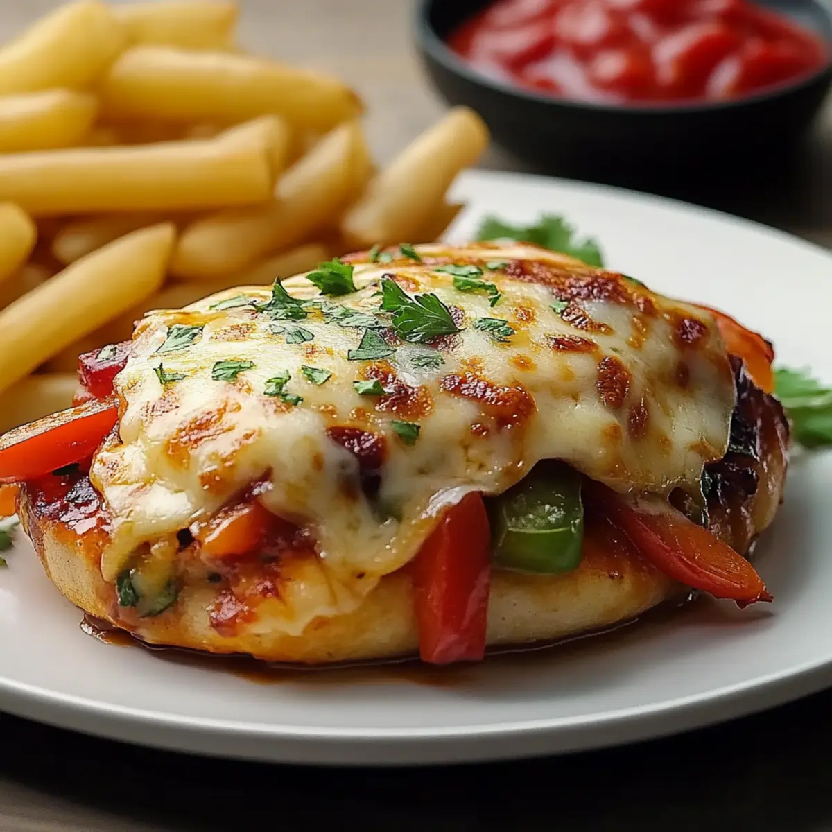 Mushroom Pepper Chicken