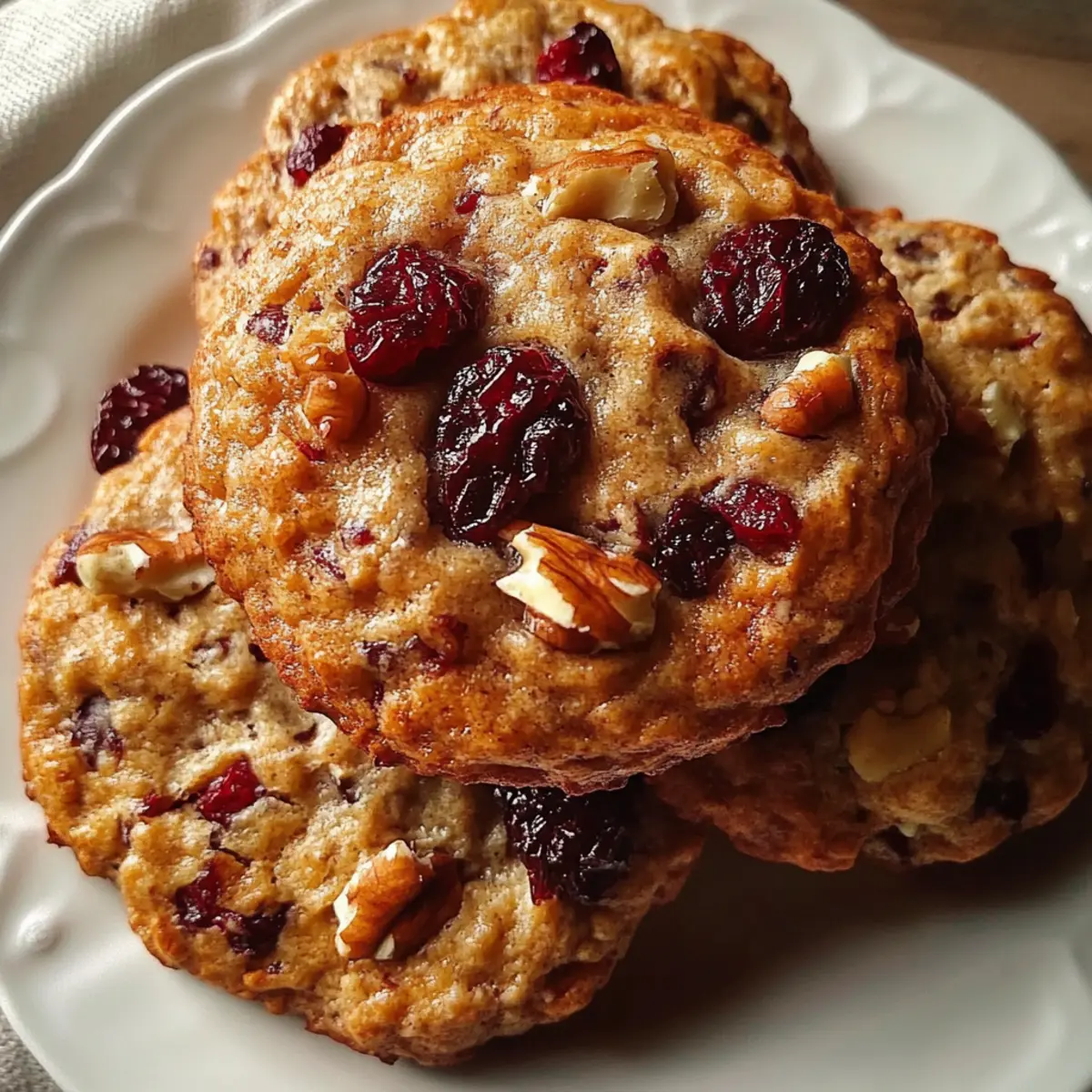 Oatmeal Cranberry Pecan Cookies