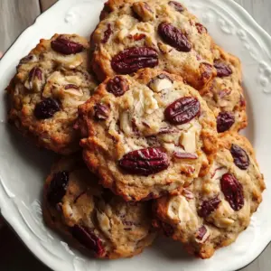 Oatmeal Cranberry Pecan Cookies
