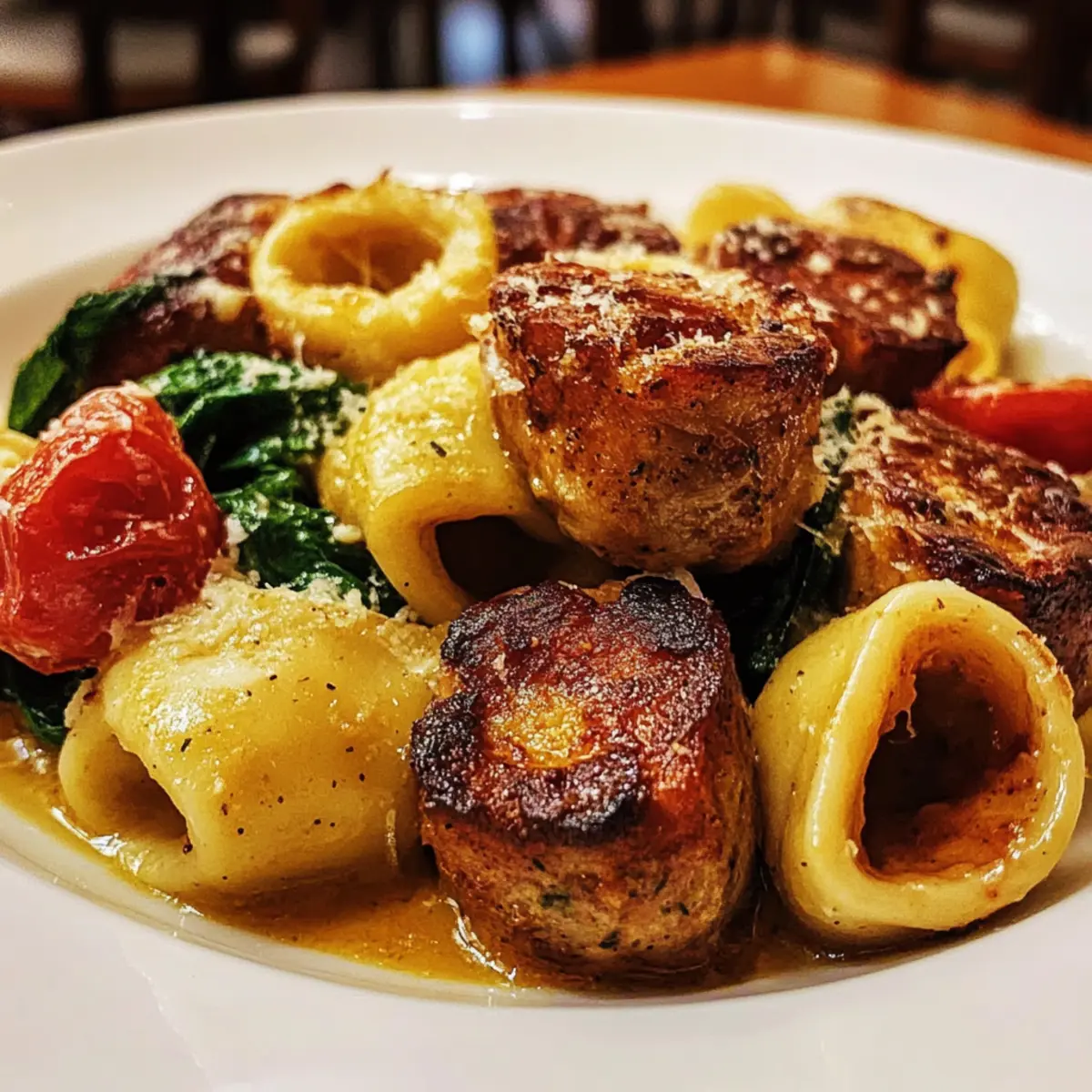 One-Pan Steak Bite Tortellini